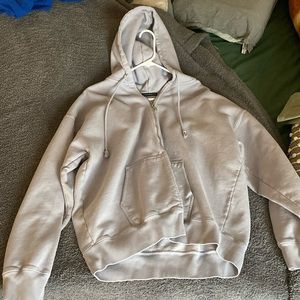 Light blue brandy Melville one size zip up!